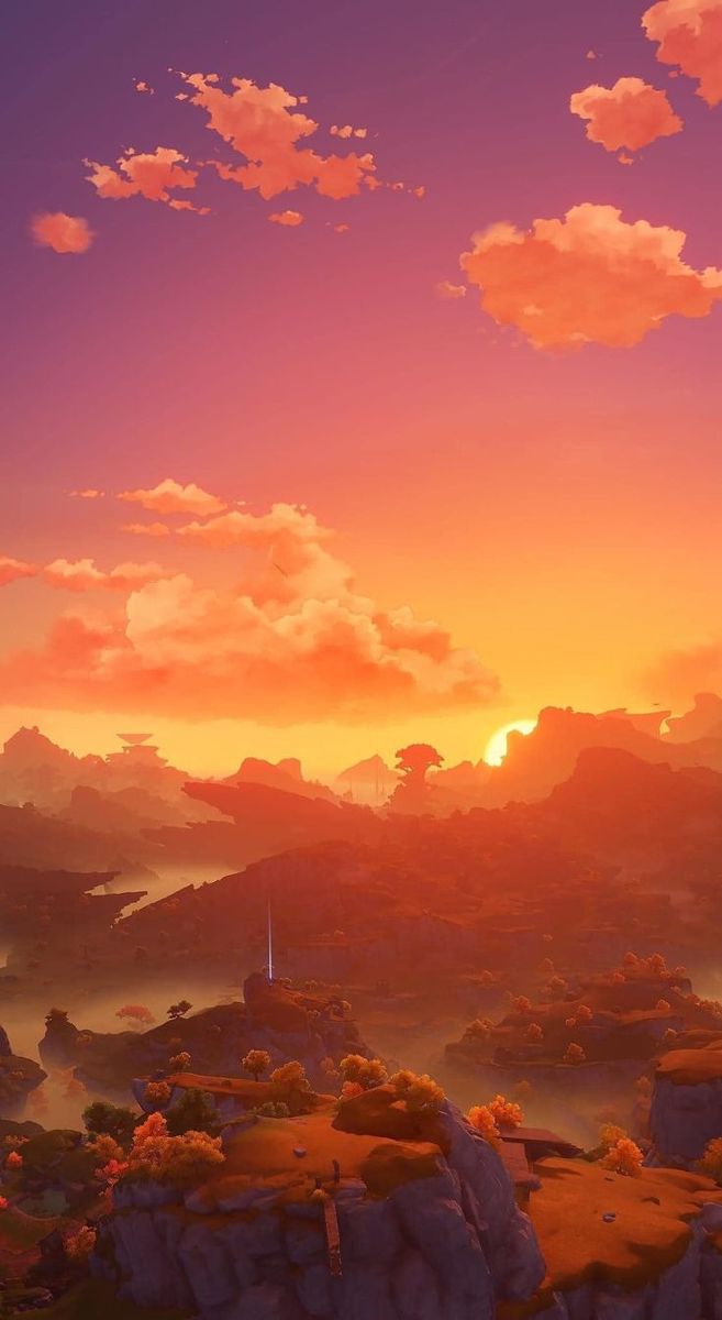 November artwork: sunset hills